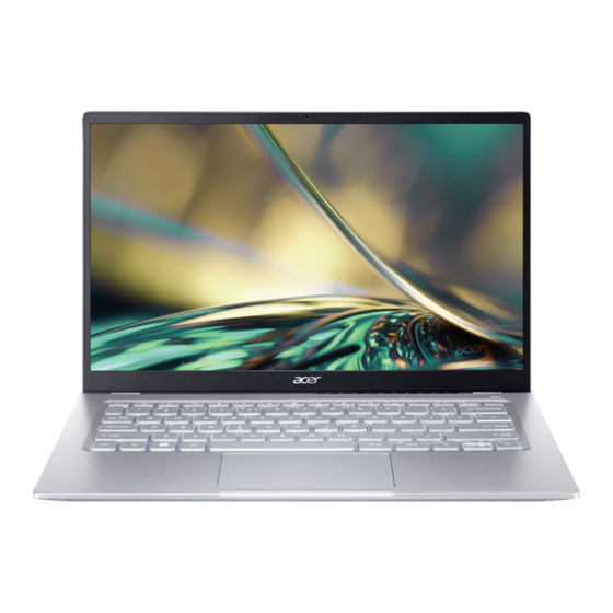 Acer SF314-44 Laptop Manuals