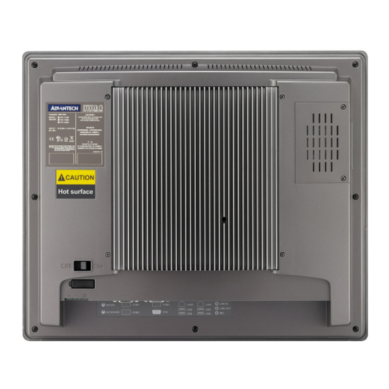 Advantech TPC-1780 User Manual