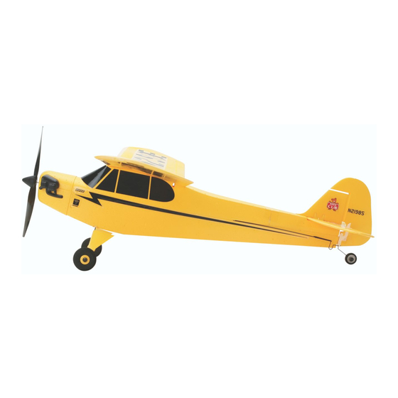 PARKZONE Ultra-Micro J-3 Cub RTF Instruction Manual