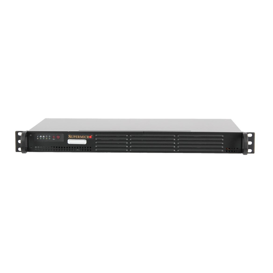 Supero SUPERSERVER 5018A-TN4 User Manual