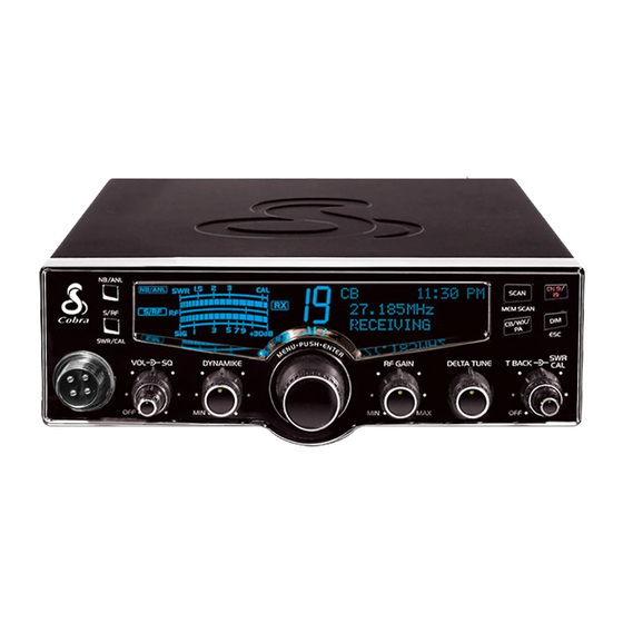 Cobra 29 LX MAX How To Use Manual