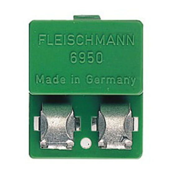 Fleischmann 6950 Operating Instructions