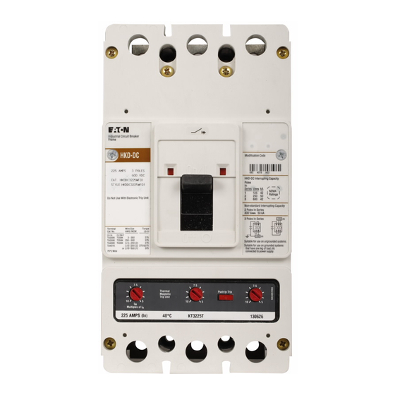 Eaton HKDDC Series Installation Instructions Manual