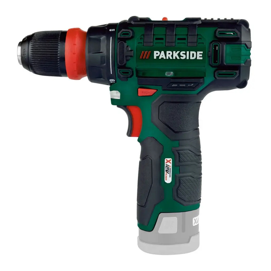 Parkside lidl rechargeable screwdriver with torque selector. PASD