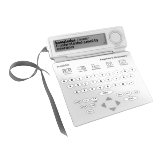 Franklin MWD-520 User Manual