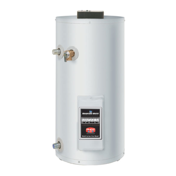 Bradford White LE110U3 Installation & Operating Instruction Manual