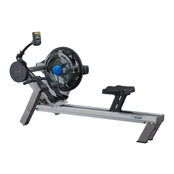 First Degree Fitness Fluid E550 User Manual