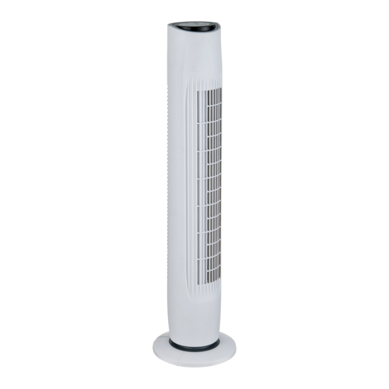 User Manuals: Opal PRIMO-RC Tower Fan Control