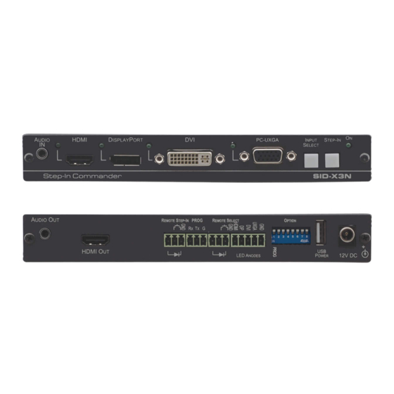 Kramer SID-X3N User Manual
