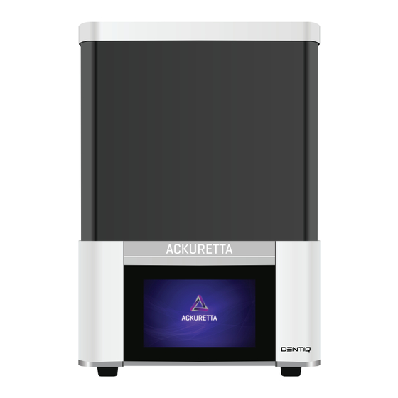 Ackuretta DENTIQ Quick Start Manual