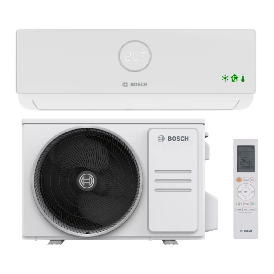 Bosch Climate 5000i / CL5000iU W 26 E / CL5000iU W 35 E Manual