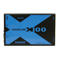 Adder X100 User Manual