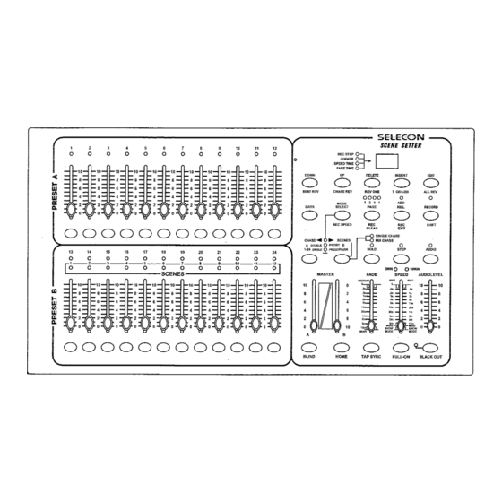 Selecon Scene Setter User Manual