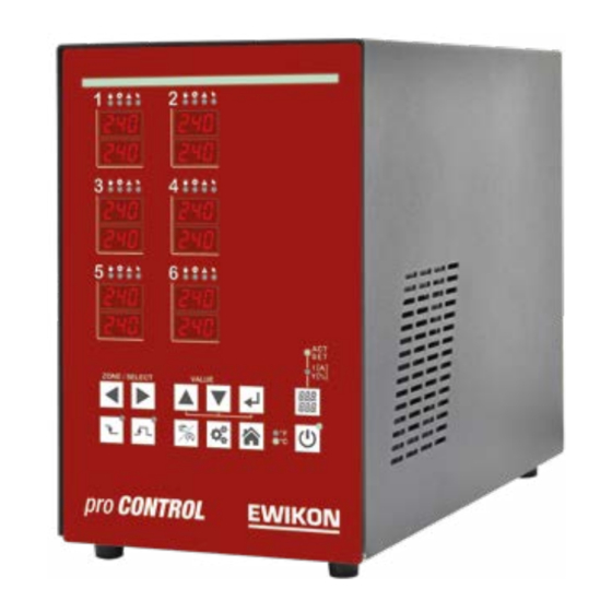 EWIKON pro CONTROL basic Operating Manual