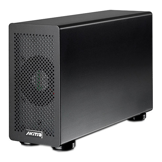 Akitio Thunder2 Setup Manual