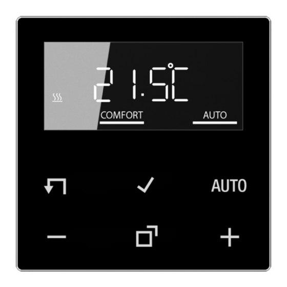 User Manuals: Jung 1790 Series Room Temperature Control