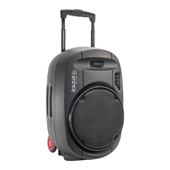 Ibiza sound PORT12UHF-MKII-TWS Manual