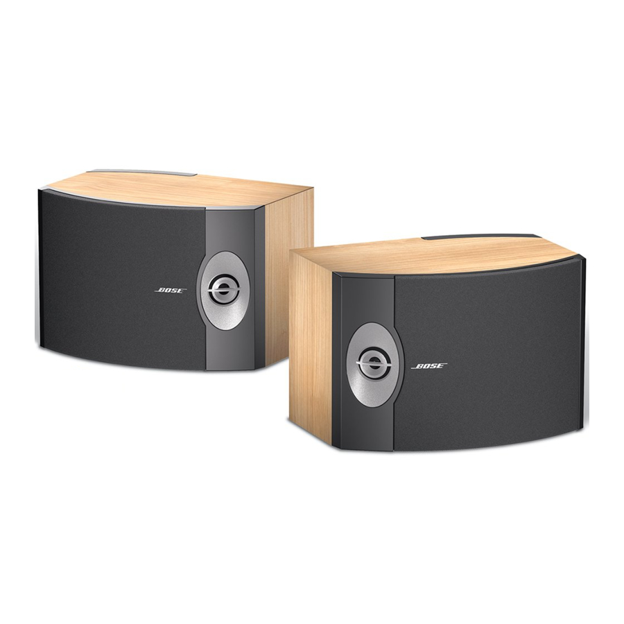Bose 201,301 Series V Direct/Reflecting Speaker System Manual