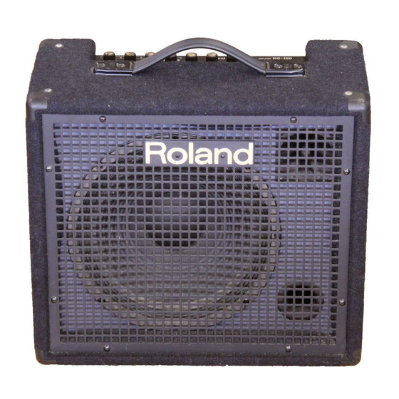 Roland KC-100 Owner's Manual