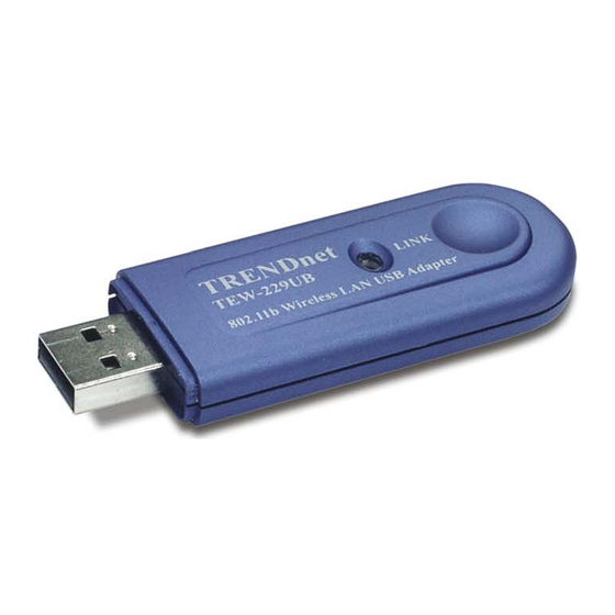 TRENDnet TEW-229UB User Manual