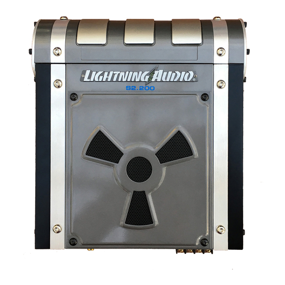 Lightning Audio S2.200 Manuals