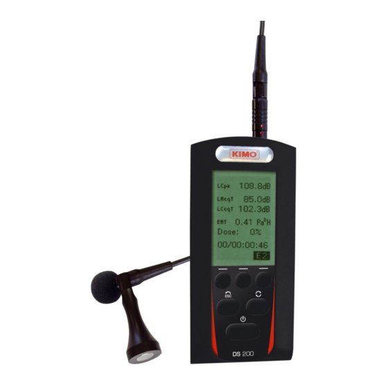 Kimo DS200 User Manual
