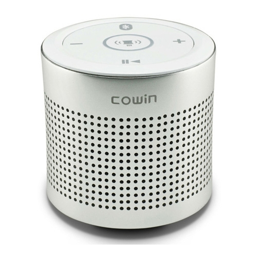 User Manuals: cowin Thunder II Bluetooth Speaker