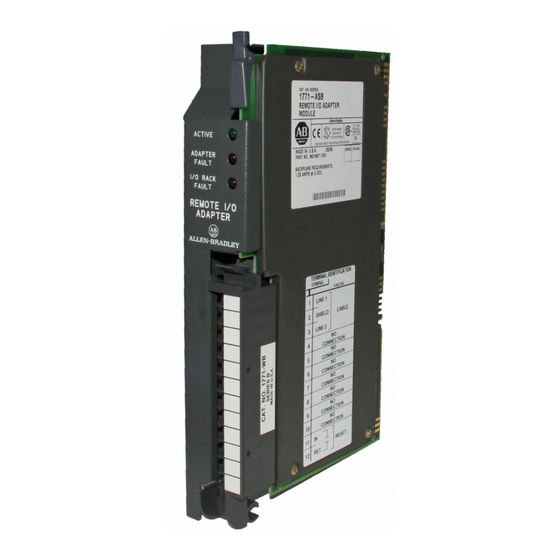 Allen-Bradley 1771-ASB User Manual