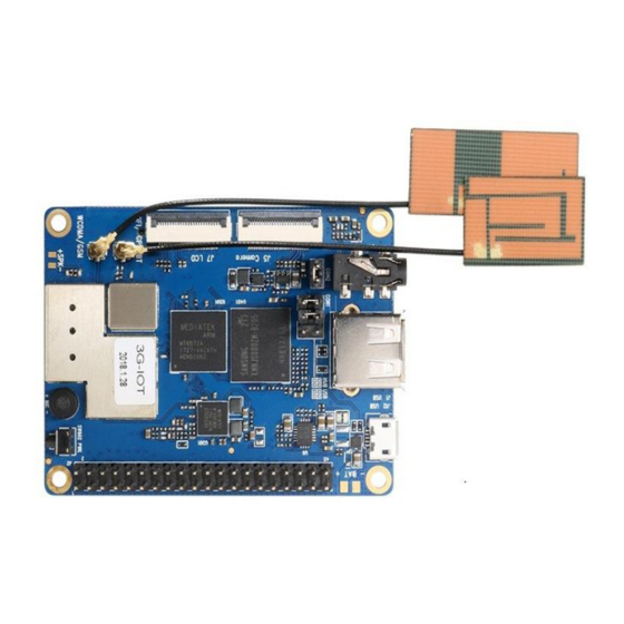 Shenzhen Xunlong Software Co., Ltd Orange Pi 3G-IoT User Manual