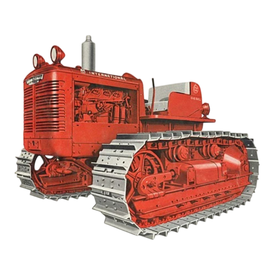 International Harvester Company TD-14A Operator's Manual