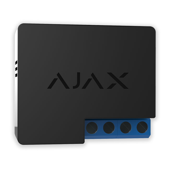 AJAX Systems WallSwitch Manuals