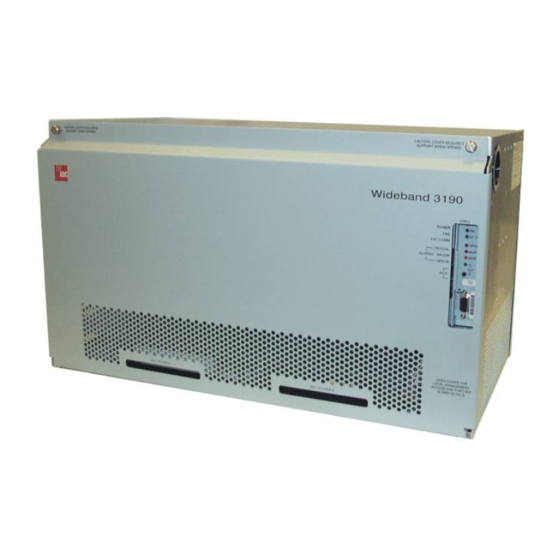 ADC Soneplex Wideband System 3190 Installation And Verification Manual