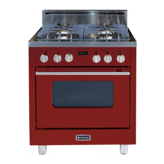 Eurochef USA verona pro VEFSGG30 Manuals