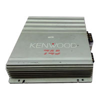 Kenwood KAC-745 Instruction Manual