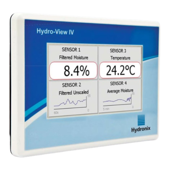 Hydronix HV04 User Manual