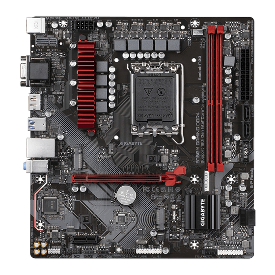 Gigabyte B760M GAMING AC DDR4 User Manual