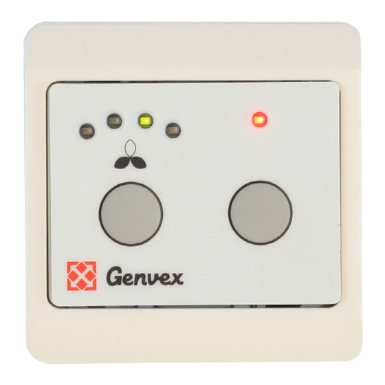 Genvex OPTIMA 260 Operating Instructions Manual