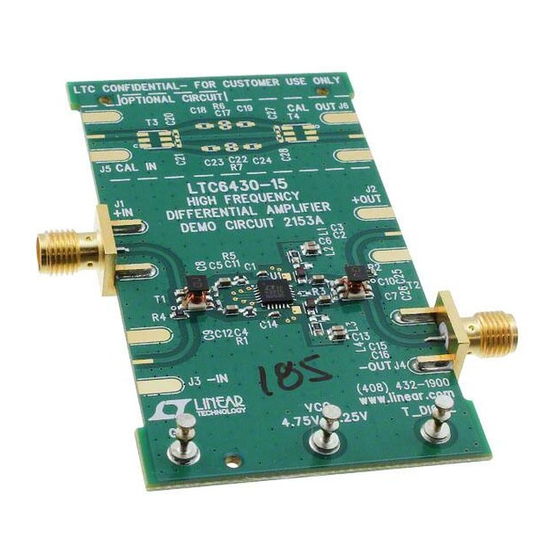 Linear Technology LTC6430-15 Manuals