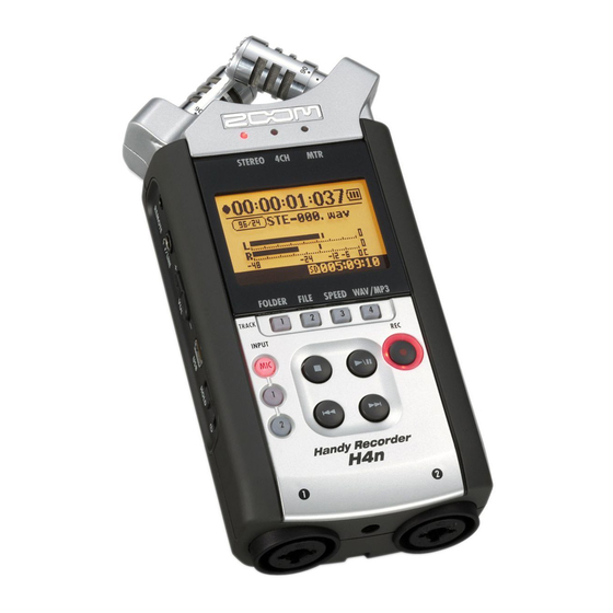 Zoom H4N Quick Manual