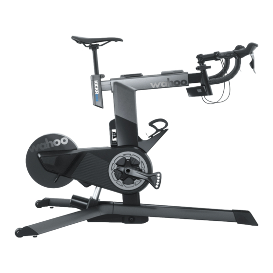 Wahoo KICKR BIKE Owner's Manual And Assembly Instructions