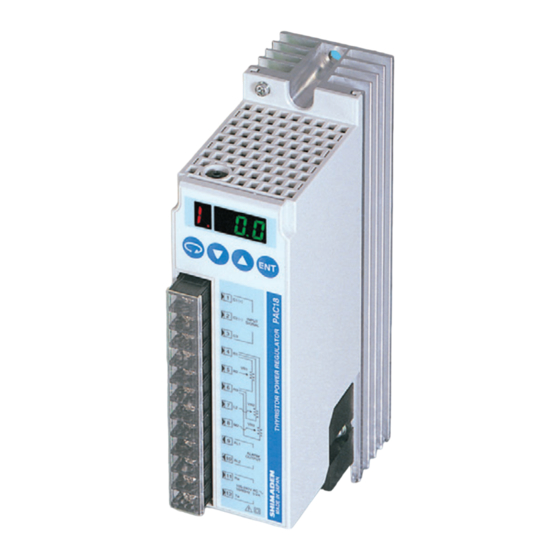 Shimaden PAC18 Series Instruction Manual