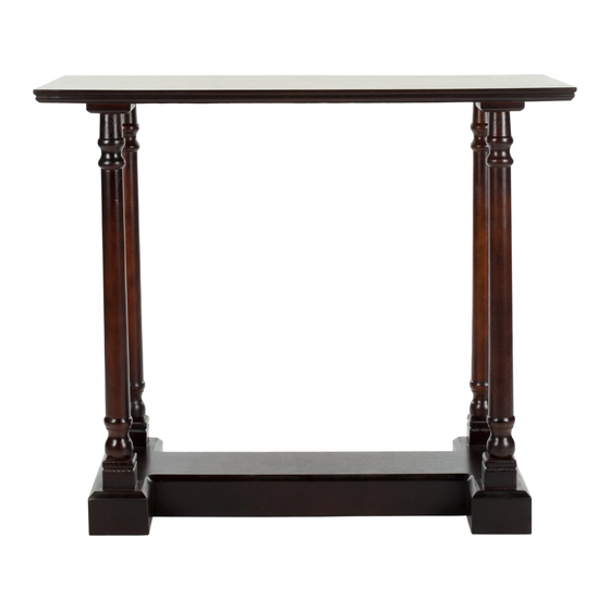 Safavieh Furniture Regan AMH5708 Quick Start Manual