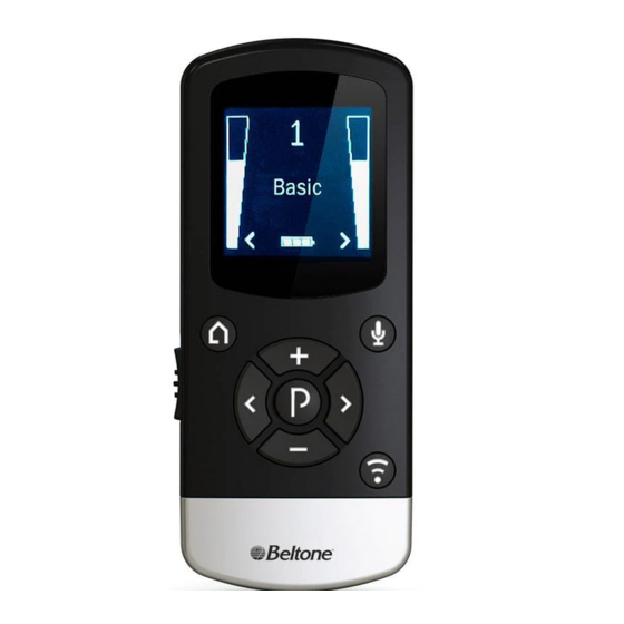 Beltone Direct Series Remote Control Manuals