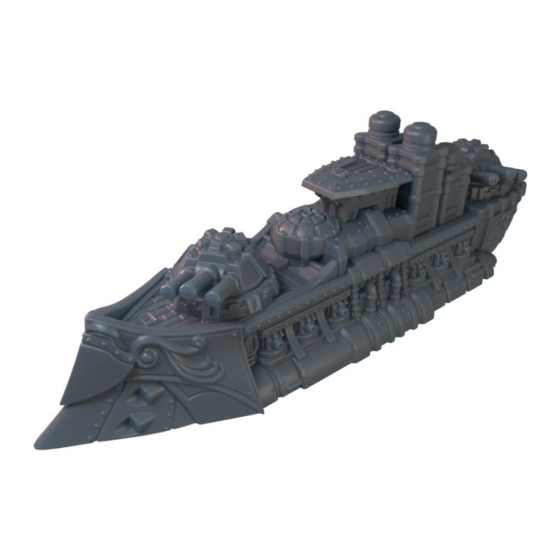 WARCRADLE STUDIOS DYSTOPIAN WARS CROWN SUPPORT SQUADRONS Assembly Instructions
