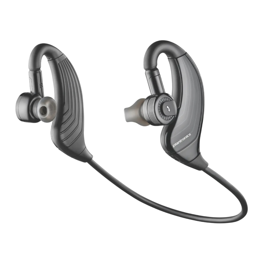 Plantronics BackBeat 903+ Bluetooth Headphones Manual