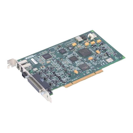 National Instruments PCI-8254R Getting Started