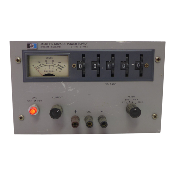 HP STB Series Operating And Service Manual