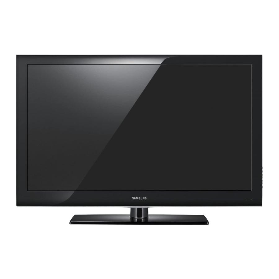 Samsung LN46B500 - 1080p LCD HDTV Manuals