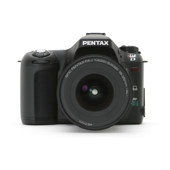 Pentax *istD Operating Manual