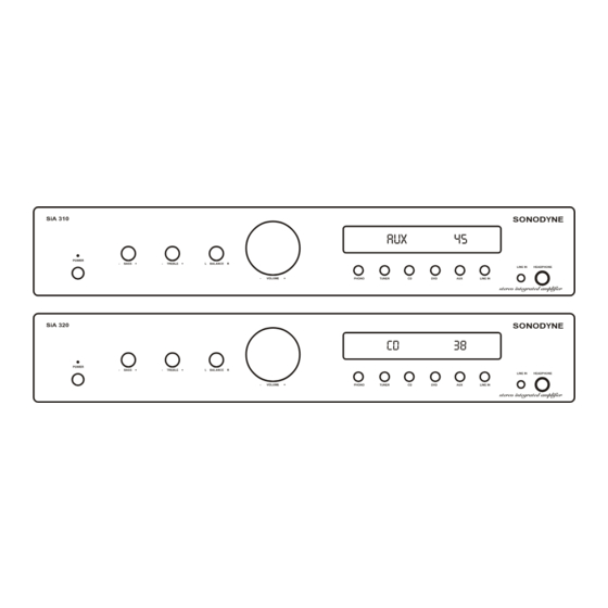Sonodyne SiA 310 Owner's Manual